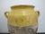 19th Century Antique 19thc French Glazed Yellow Confit Pottery Jug Jar W/Handles 10 1/2" For Sale - Image 5 of 12