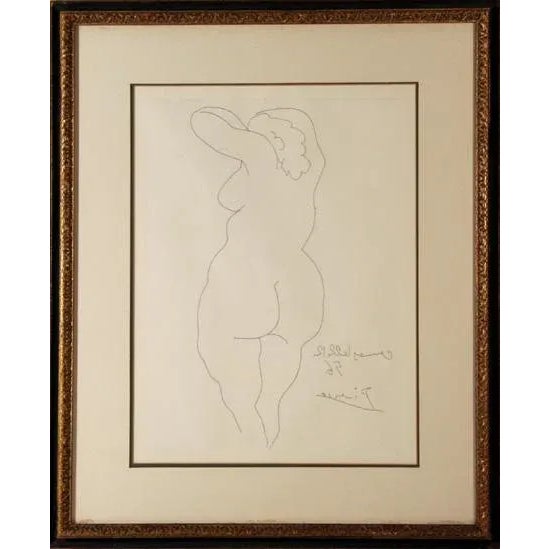 Femme vue de Dos Pablo Picasso Year: 1956 Medium: Etching, signed in the plate Edition: N/A Size: 11 in. x 15 in. (27.94...