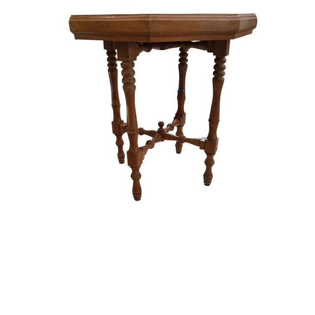 Vintage Game Table in Wood, 1970s For Sale - Image 9 of 9
