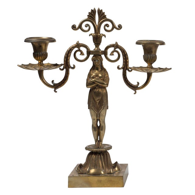 Vintage French Candelabras, Set of 2 For Sale - Image 4 of 6