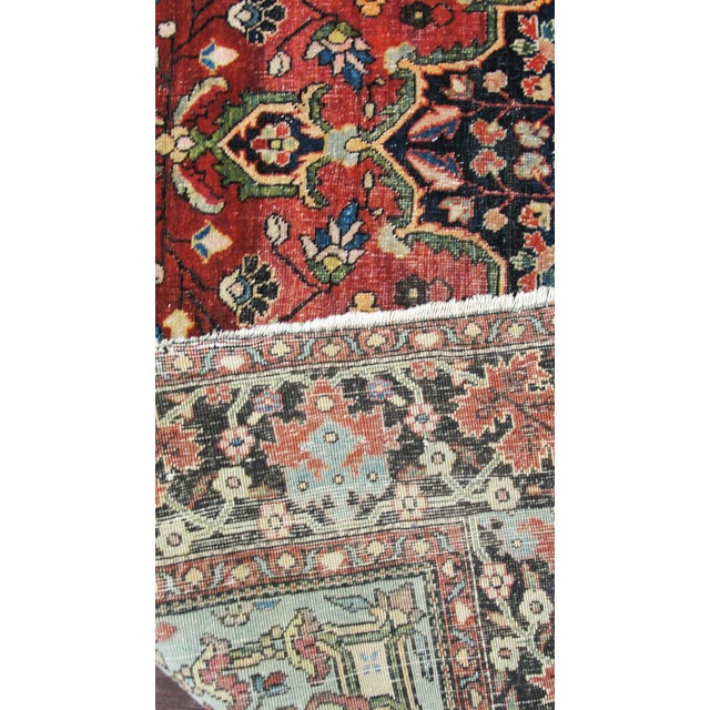 Antique Persian Feraghan Sarouk Rug For Sale - Image 4 of 8