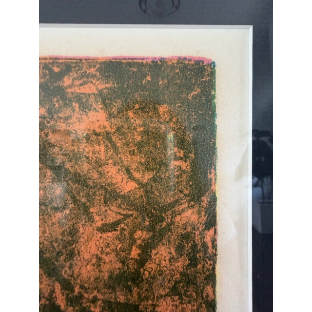 1970s Hoi Lebadang Signed & Numbered 81/150 Abstract Color Lithograph, France, C. 1970s For Sale - Image 5 of 6