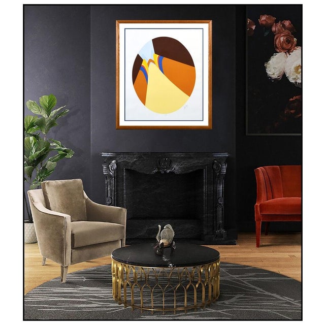 Message us to inquire about custom framing options! (Included for free with every purchase) The artwork here, "Terra III",...