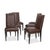 A sophisticated blend of elegance and craftsmanship, this set of six Henredon leather dining chairs showcases timeless...