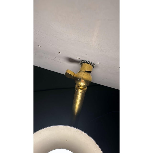 Mid 20th Century Italian Adjustable Table Lamp in Metal and Brass For Sale - Image 14 of 18