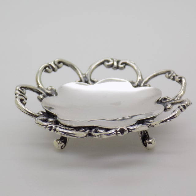 Vintage Italian Handmade Genuine Silver Table Centerpiece Figurine, 1980s For Sale - Image 3 of 13