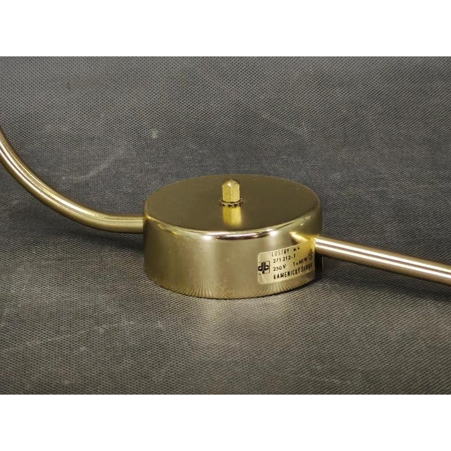 1970s Brass Opaline Wall Lights by Kamenický Šenov, 1970s, Set of 2 For Sale - Image 5 of 13