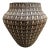 Acoma Native American 11” Pottery Vase Black and White Geometric Design Signed For Sale
