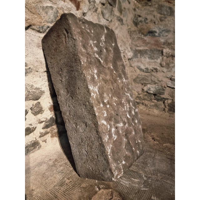 Rustic Antique 19th Century Volvic Stone Trough, France For Sale - Image 3 of 16