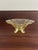 Art Deco Vintage 1930s Yellow Cambridge Glass Apple Blossom Footed Candy Dish. For Sale - Image 3 of 5