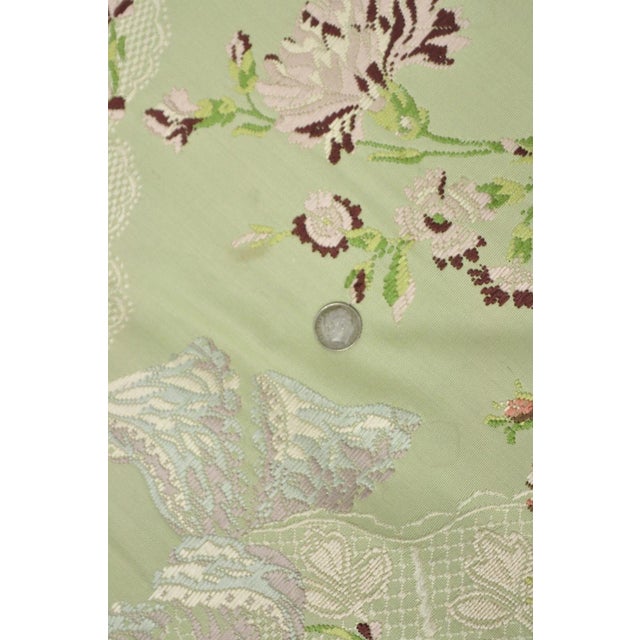 Antique Italian Renaissance Carved Walnut French Victorian Rams Head Green Sofa For Sale - Image 17 of 18