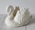 Late 20th Century Vintage White Porcelain Swan Planter For Sale - Image 5 of 11