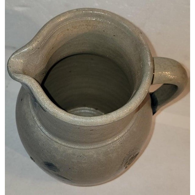 19th Century Decorated Stoneware Pennsylvania Pitcher For Sale In Los Angeles - Image 6 of 7