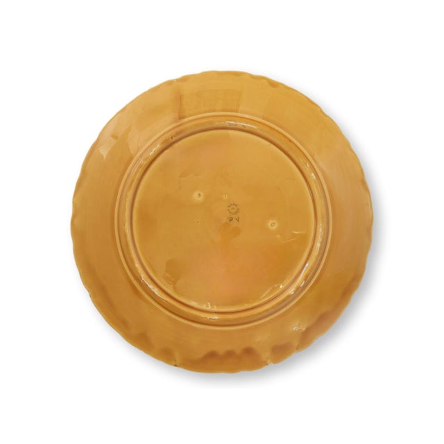 Early 20th-C. French Sarreguemines Majolica Fruit Serving Set For Sale - Image 9 of 12