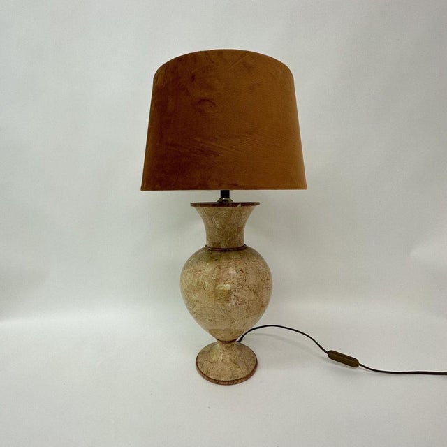 Vintage Tessellated Marble Table Lamp by Maitland Smith, 1970s For Sale - Image 10 of 18