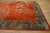 Art Deco 1920s Burnt Orange Floral Antique Chinese Art Deco Carpet 8' 9" X 11' 3" Knotted Wool Rug For Sale - Image 3 of 12