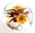 Chris Buzzini (American B. 1949) -One of a Kind Magnificent Paperweight From the Widely Acclaimed Glass Artist Extraordinaire For Sale - Image 11 of 18