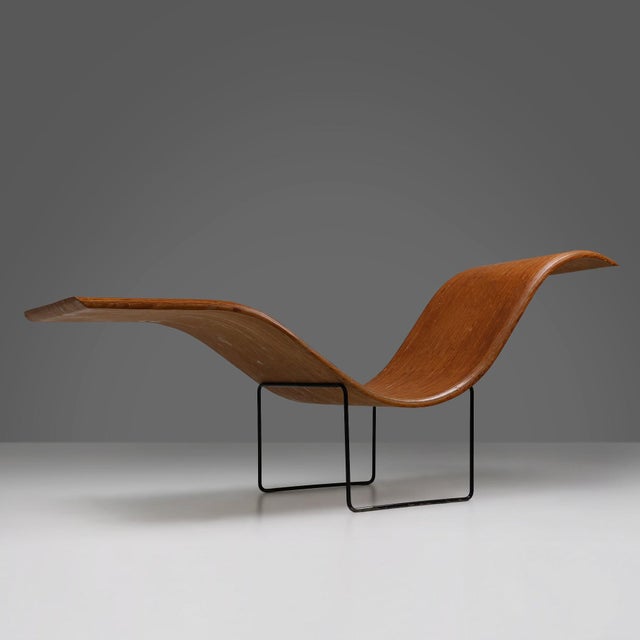 Mid-Century Modern Stack-Laminated Lounge Chair by Tiller Lesser, Germany, 1990s For Sale - Image 12 of 12