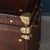 Metal 20th Century English Leather Clad Trunks, 1990s, Set of 2 For Sale - Image 7 of 18