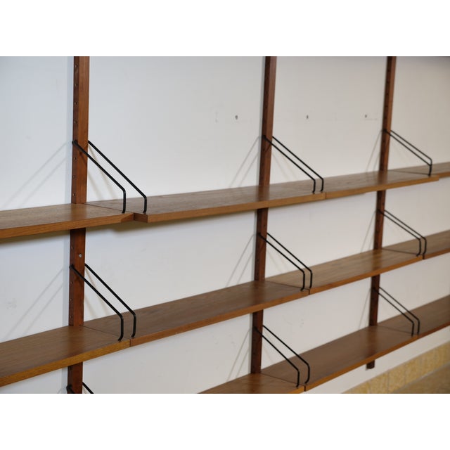 Mid-Century Modern Mid-Century Royal Model Teak Shelving System by Poul Cadovius, 1960s, Set of 25 For Sale - Image 3 of 10