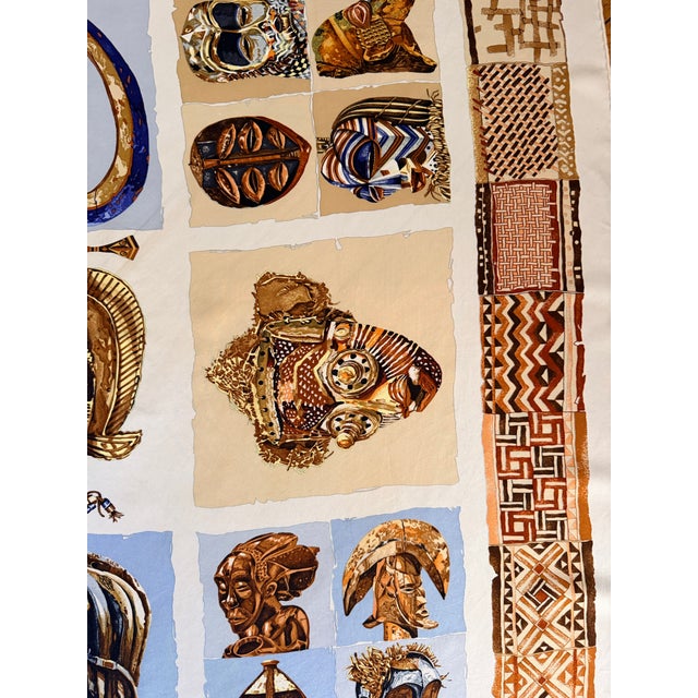 Hermes Persona Silk Scarf 2003 by Loïc Dubigeon. For Sale - Image 10 of 12