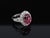 Late 20th Century Rare 4.18ct Gia Certified Pink Sapphire & 1.32ct Diamond Platinum Ring Size 6.25 For Sale - Image 4 of 18