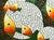 Vintage Original School of Fish Oil Painting on Canvas For Sale - Image 12 of 12