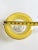 Early 20th Century Art Deco Glass Pedestal Compote or Candy Dish Yellow With Gold Trim, Fleur-De-Lis Handle For Sale - Image 16 of 16