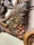 Gesso and wood mirror with grape leaves and cornucopia For Sale In Philadelphia - Image 6 of 8