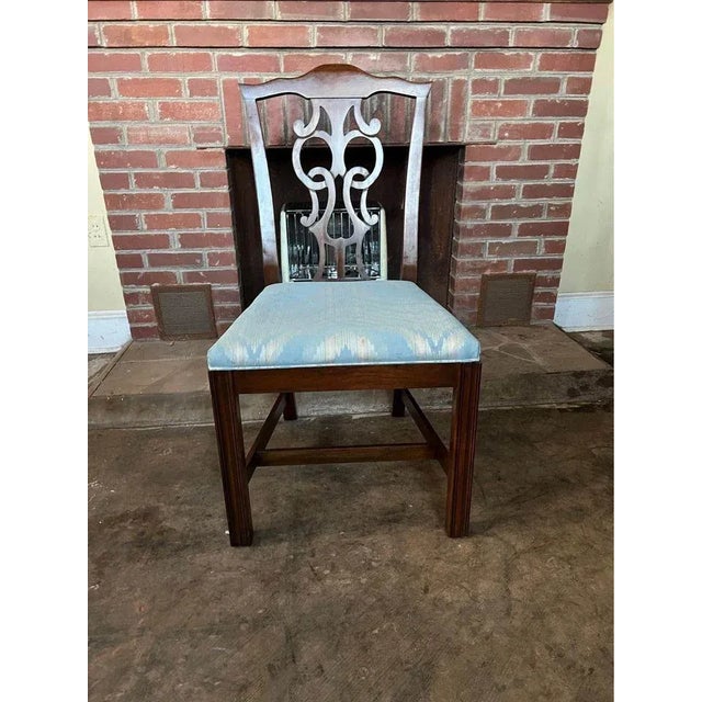 Brown Harden Furniture Chippendale Style Mahogany Dining Chairs- Set of 6 For Sale - Image 8 of 11