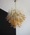 1990s Vintage Italian Murano Chandelier with 53 Amber Glass Petals from Mazzega, 1990s For Sale - Image 5 of 15
