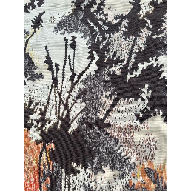 French Screen Printed Aubusson Tapestry by Gemmanick, 1970s For Sale - Image 14 of 18