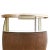 Vintage 1960s Barrel Shaped Dry Bar Liquor Cabinet For Sale - Image 9 of 12