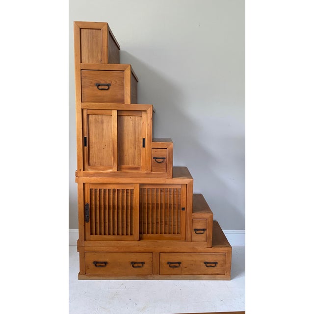 Antique Japanese Tansu Step Chairish