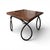 This distinctive early 20th-century French coffee table features a beautifully veined marble top supported by a sculptural...