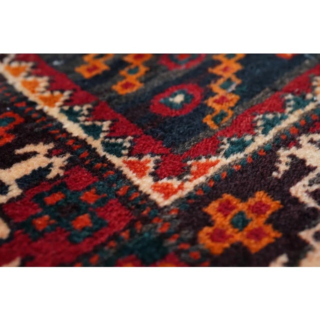 Afghan Rug 3'8'' X 9'2'' For Sale - Image 11 of 11