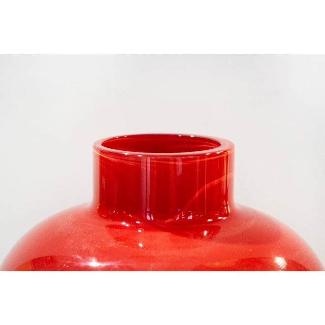 Opachi Series Corallo Vase in Murano Glass by Tobia Scarpa for Venini, 1993 For Sale - Image 3 of 5
