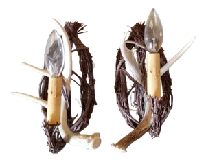 Antler and Twig Wall Sconces