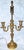 Late 19th Century French 23k Gilded Louis XVI Style Candleabra Lamps - A Pair For Sale - Image 4 of 8