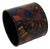 Mid 20th Century Hermes Rubans de Cheval Abstract Mosaic PVD Wide Enamel Bangle Bracelet For Sale