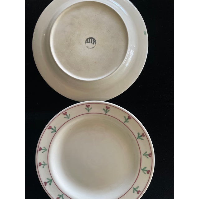 Vintage Hartstone Provincial Posy Plates Set- 7 Pieces For Sale - Image 4 of 7