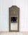 18th Century Beautiful Louis XVI period trumeau in grey-green painted wood For Sale - Image 10 of 10