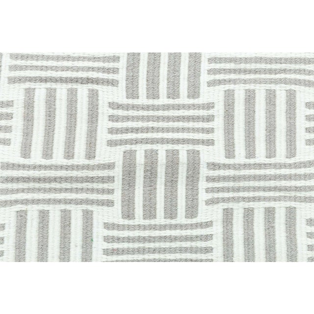 Modern Flat Weave Rug by Doris Leslie Blau Size: 6'4" × 10'3" (193 × 312 cm) This contemporary flat-weave cotton rug...