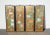 Vintage 1940s Oriental Asian Coromandel Chinoiserie Gold Four Panel Screen with Floral Bird For Sale - Image 13 of 13