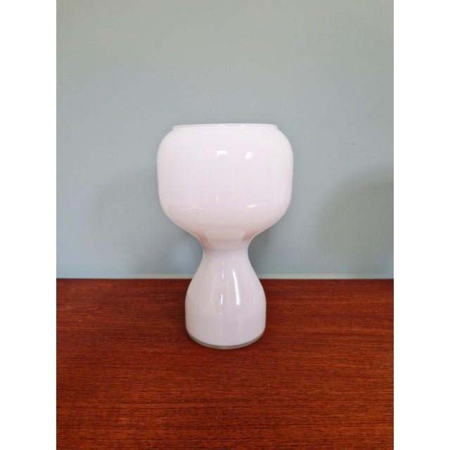 White Opaline Table Lamp from Massive, 1960 For Sale - Image 14 of 14