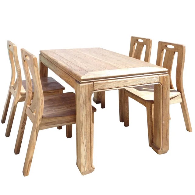 Light Wood Dining Set Chairish