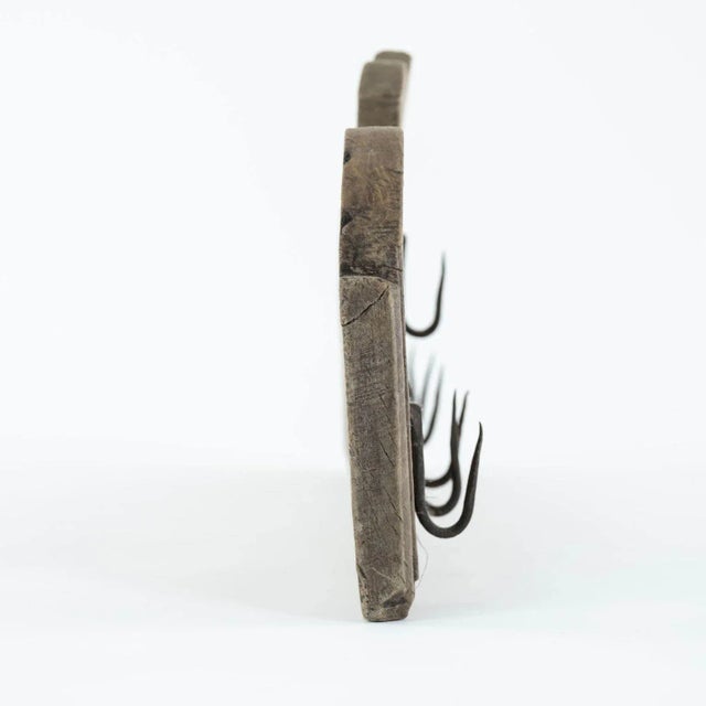 Wall-Mounted Wood and Iron Game Hook For Sale - Image 9 of 13