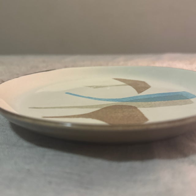 1960s Red Wing Pompeii Plate or Trinket Tray For Sale - Image 5 of 5