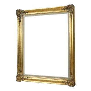 Baroque Style Frame in Pine Wood For Sale
