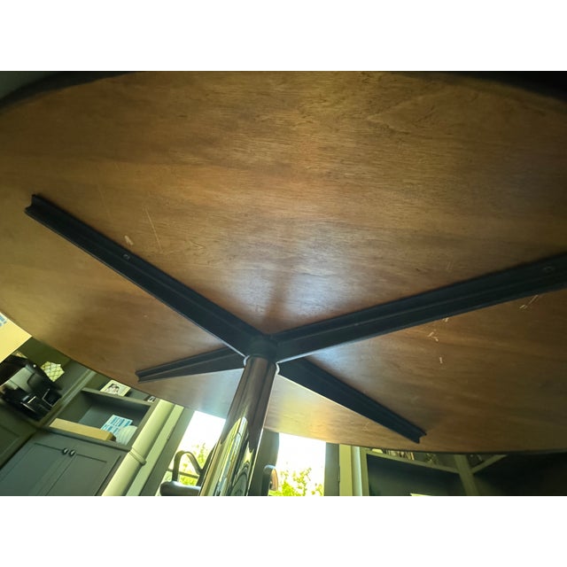 Authentic Knoll Oval desk/table. Used as a desk and has minor general wear to surface. Can be refinished. Originally...